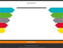 Tablet Screenshot of boardtalk.de
